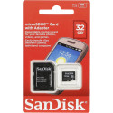 SanDisk mälukaart microSDHC 32GB Class 4 + adapter (SDSDQM-032G-B35A)
