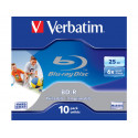 BD-R VERBATIM 25GB X6 PRINTABLE (10-PACK JEWEL CASE)