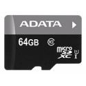 Adata mälukaart microSDXC 64GB V10 85MB/s + adapter