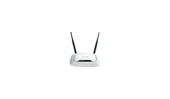 TP-LINK 300MBit/s-WLAN-N-Router - Atheros-Chipsatz, 2T2R, 2,4GHz, 802.11b/g/n, 4-Port-Switch, 2 fixe