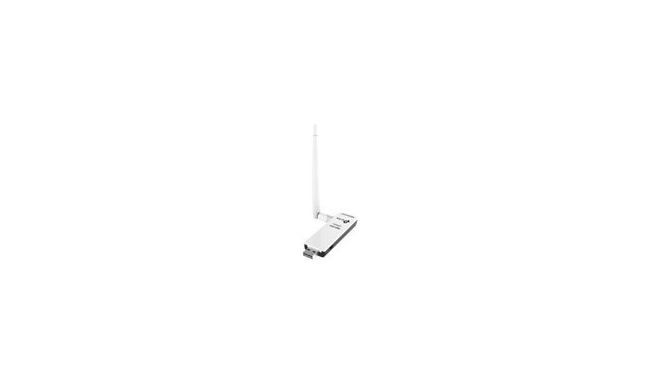 TP-LINK N150 WLAN High Gain USB Adapter, Atheros-Chipsatz, 1T1R, 2,4GHz, 802.11b/g/n, removeable ant