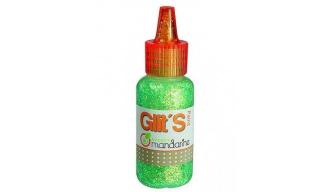 Glitterliim 20ml roheline, Avenue Mandarine /