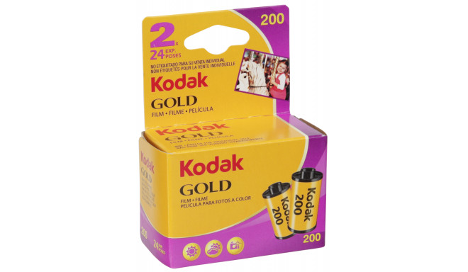 Kodak film Gold 200 135/24 2tk