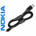 Nokia CA-101 Universal Micro USB Original Data and Charging Cable 1m Black (OEM)