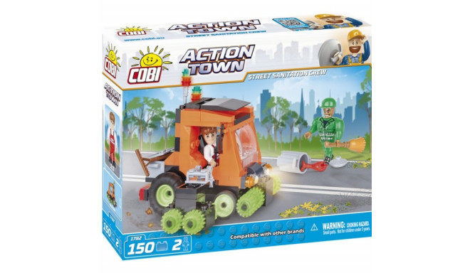 Cobi toy blocks Action Town Street Sanitation Crew