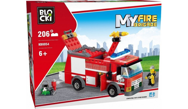 Blocks MyFireBrigade 206 pcs Fire truck