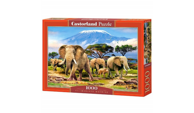 Castorland puzzle Elephants in Kilimanjaro 1000pcs