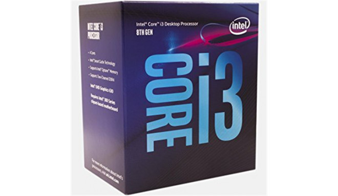 Intel protsessor i3-8100 3.6GHz LGA1151