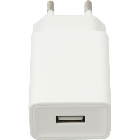 Platinet зарядка USB 2A, белая (44753)