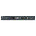 Switch GS1920-24HPv2 28Port 24xGb and 4xGb 375W PoE NebulaFlex Cloud 