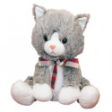 Plush toy Cat Teos gray 24 cm