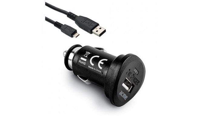 ACME CH10 Fast USB car charger + Micro USB ca