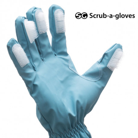 Harjadega Puhastuskindad Scrub-a-Gloves (2 Tk)