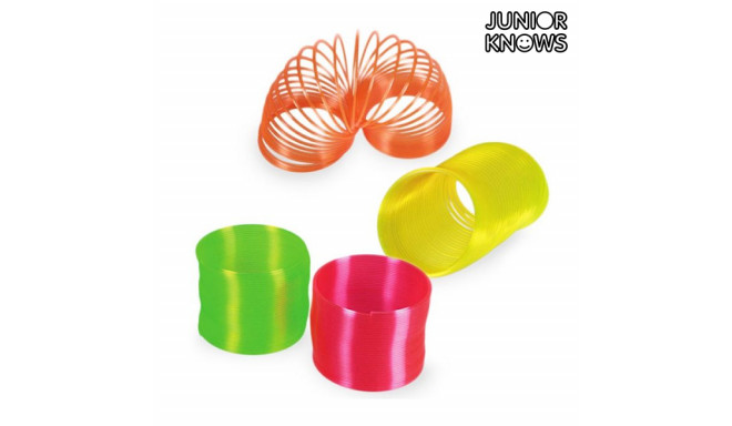 Plastikust Neoon Spiraalmänguasi (Oranž)
