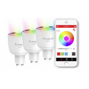 MiPow Playbulb Spot LED GU10 4W (25W) RGB white 3 Pack