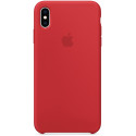 Apple Silicone Case iPhone XS Max, punane