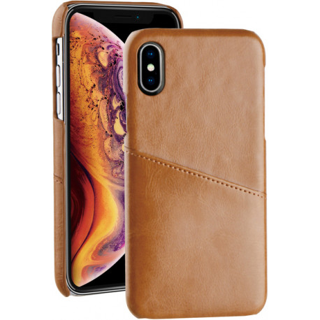 Vivanco aizmugures apvalks iPhone X/XS, brūns (60037)