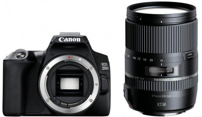 Canon EOS 250D + Tamron 16-300мм VC, черный