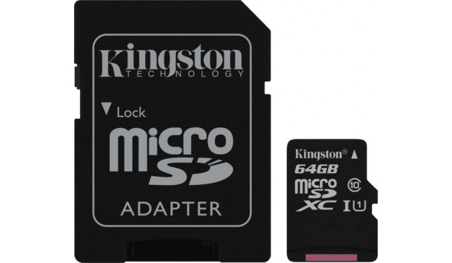 Kingston Canvas Select 64 GB microSDXC - UHS-I (U1)
