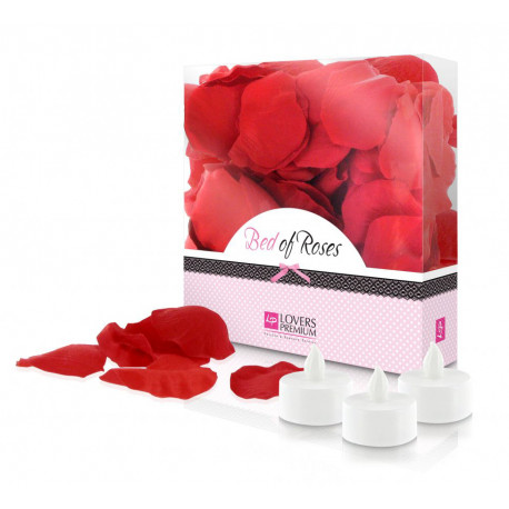 Lovers Premium rožu ziedlapiņas Bed Of Roses 100gb., sarkanas