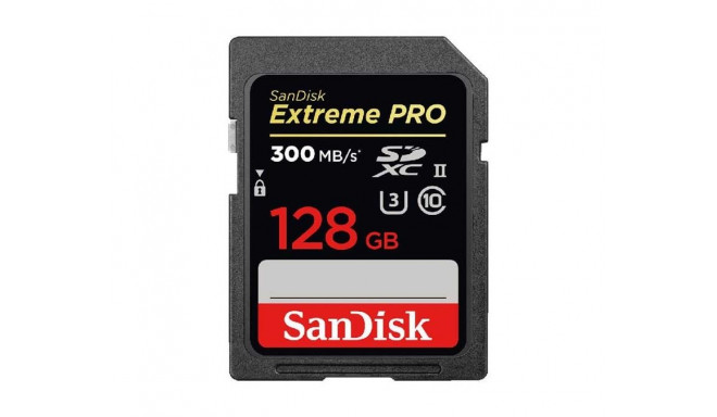 Sandisk mälukaart SDXC 128GB Extreme PRO Class 10 UHS-II