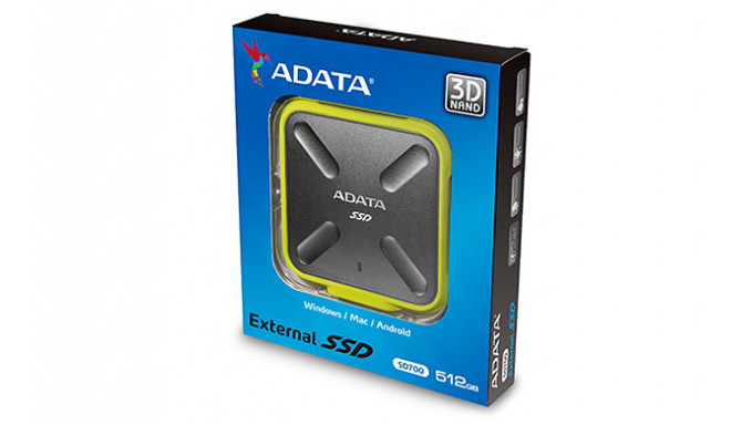 Adata external SSD 512GB USB 3.1 (SD700)
