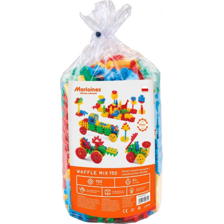 Marioniex mänguklotsid WaffleMix 150tk