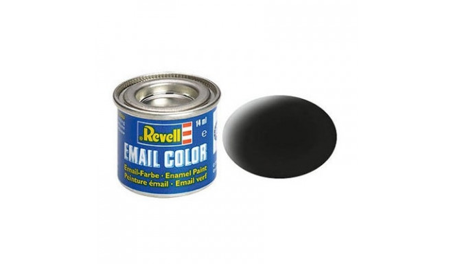 REVELL Email Color 08 Black Mat 14ml.