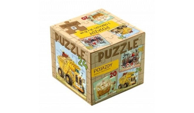 Puzzle 3 in1 Vehicles