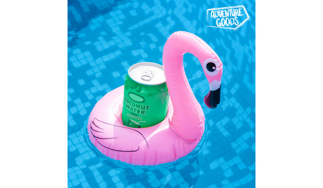 Adventure Goods Flamingo Inflatable Can Holder
