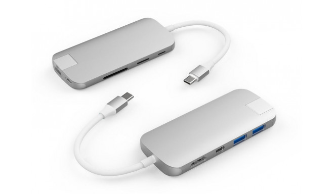Hub USB-C HyperDrive SLIM Silver