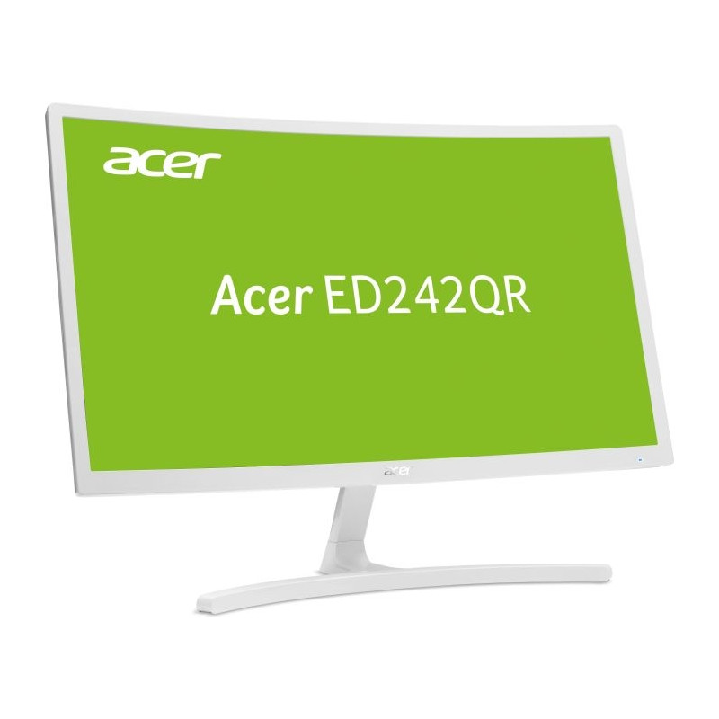 acer ed242qr white