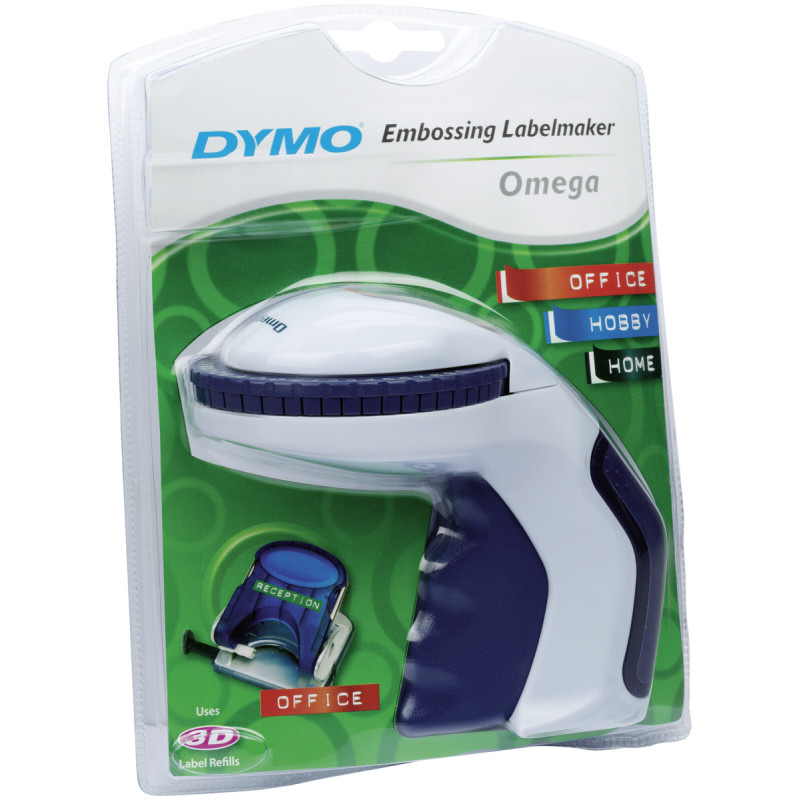Dymo Omega Embossing Home Label Maker With Intuitive Turn-And-Click System  5411313127486
