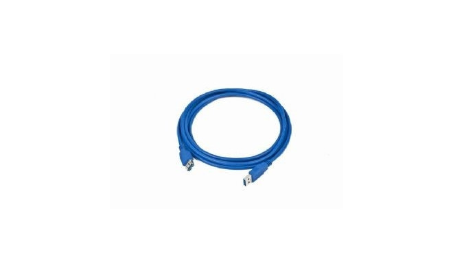 Gembird cable USB 3.0 AM-AF 3m, blue