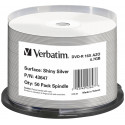 1x50 Verbatim DVD-R 4,7GB 16x shiny silver thermo transfer
