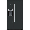 Refrigerators Side by Side BOSCH KAD 90VB20 (910mm x 1770mm x 720 mm; 370l; Class A+; black color)