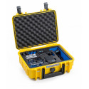 B&W GoPro Case Type 1000 y yellow with GoPro 5 6 7 Inlay