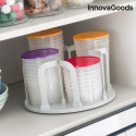 InnovaGoods Stackable Plastic Boxes with Spinning Stand (49 pieces)