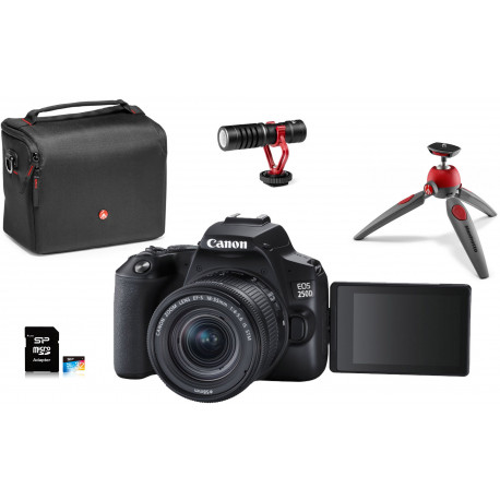 Canon EOS 250D Youtuber Kit, black