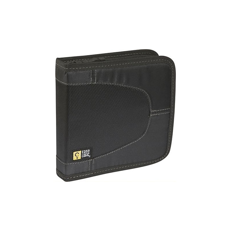 Black Case Logic CDW-16 16 Capacity Classic CD Wallet 