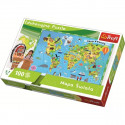 Trefl puzzle World Map 100pcs