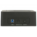 DELOCK DUAL DOCKING STATION SATA HDD > USB 3.0 WITH CLONE FUNCTION BLACK