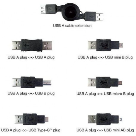 Vivanco adaptera komplekts USB 6gb. (45259)