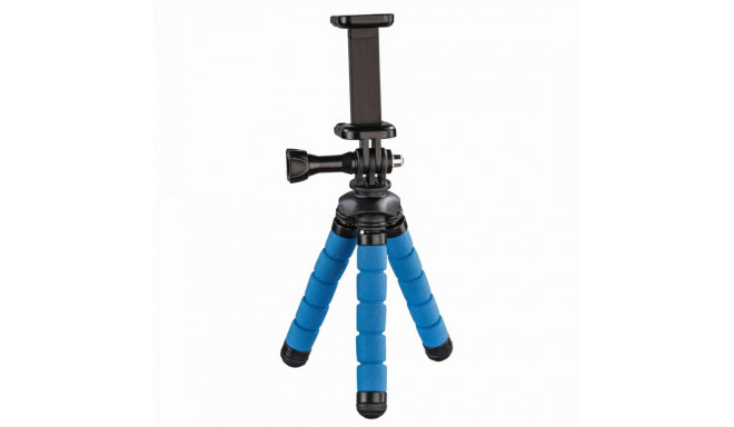 Mini-tripod flex 2in1 14 cm blue