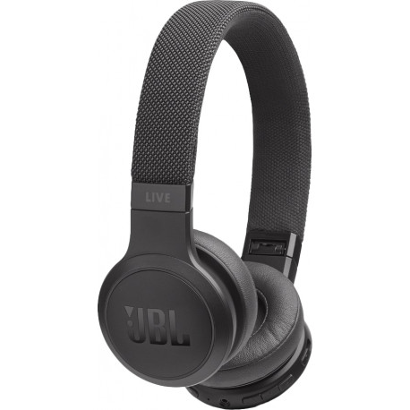 JBL беспроводные накшники + микрофон Live 400BT, черные