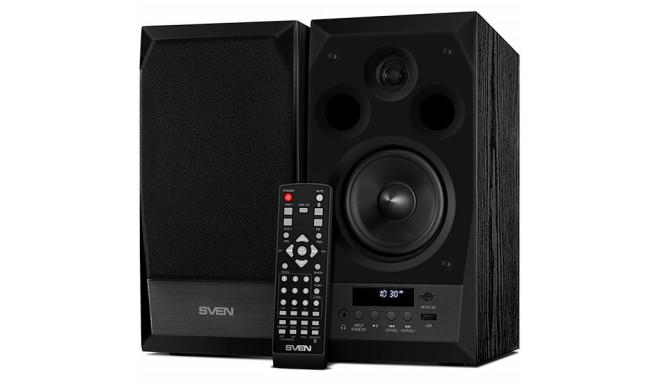 Speakers SVEN MC-10, black (50W, FM, USB/microSD, Display, RC, Bluetooth), SV-014018