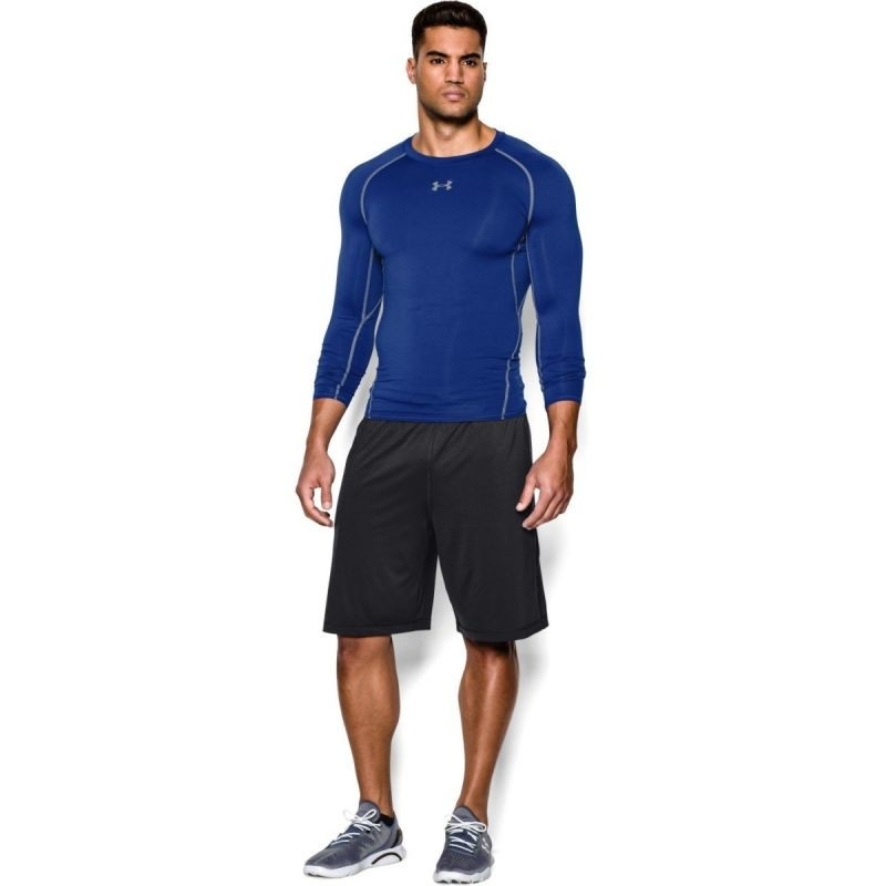 Under Armour Mens XL Heatgear Compression Shirt Blue 1257471