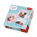 Trefl puzzle Sweet & Lovely cats 3in1