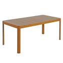 Aiamööbli komplekt CAPTAIN laud ja 6 tooli 200x100xH87cm, lauaplaat: kunstpuit, alumiiniumraam, värv