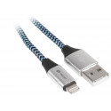 Cable USB 2.0 iPhone AM lightning 1,0m black-blue